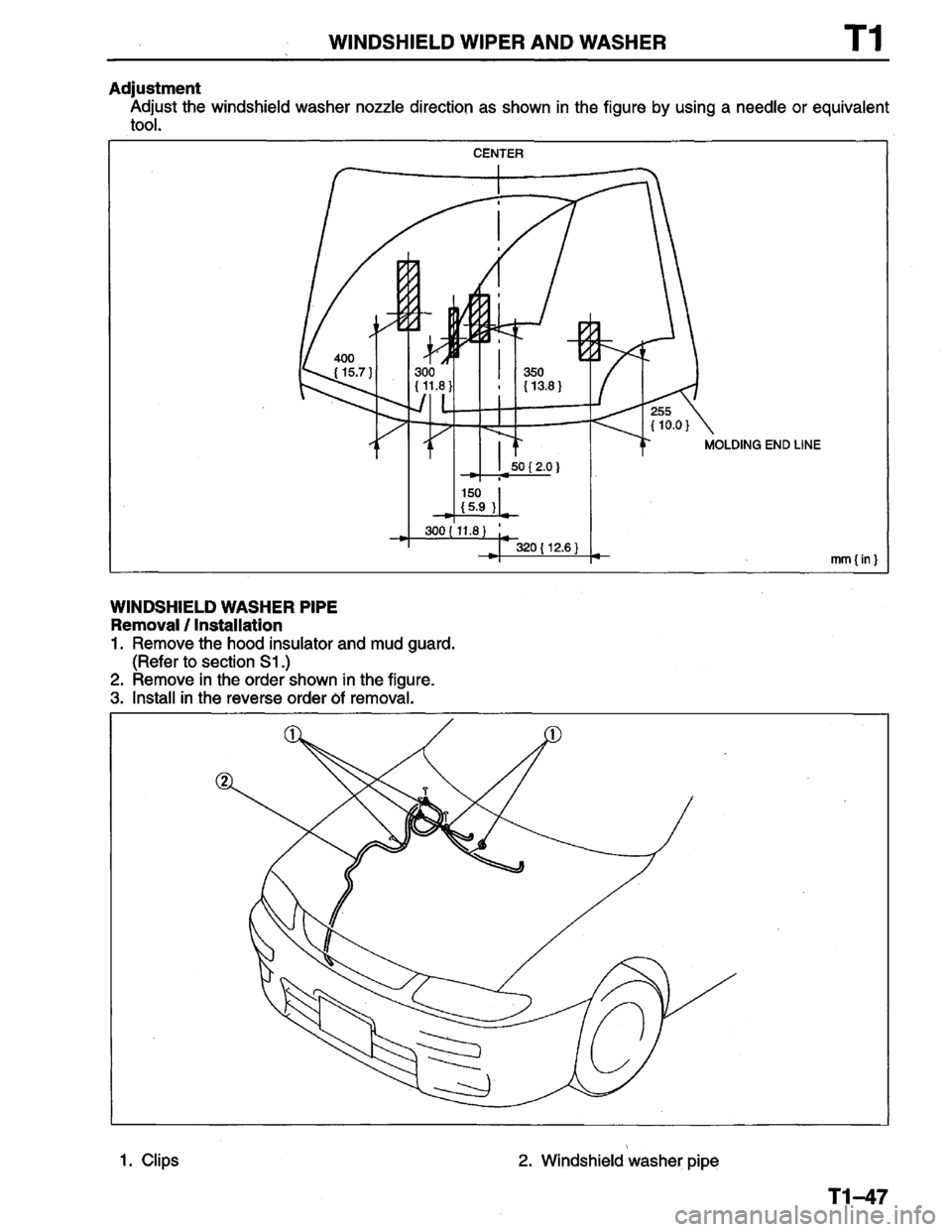MAZDA PROTEGE 1996 Workshop Manual MAZDA PROTEGE 1996 Workshop Manual