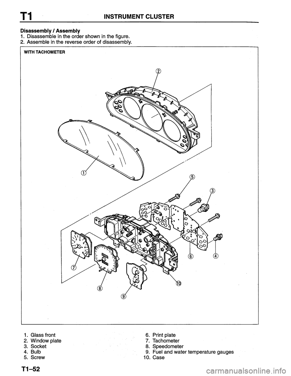 MAZDA PROTEGE 1996 Workshop Manual MAZDA PROTEGE 1996 Workshop Manual