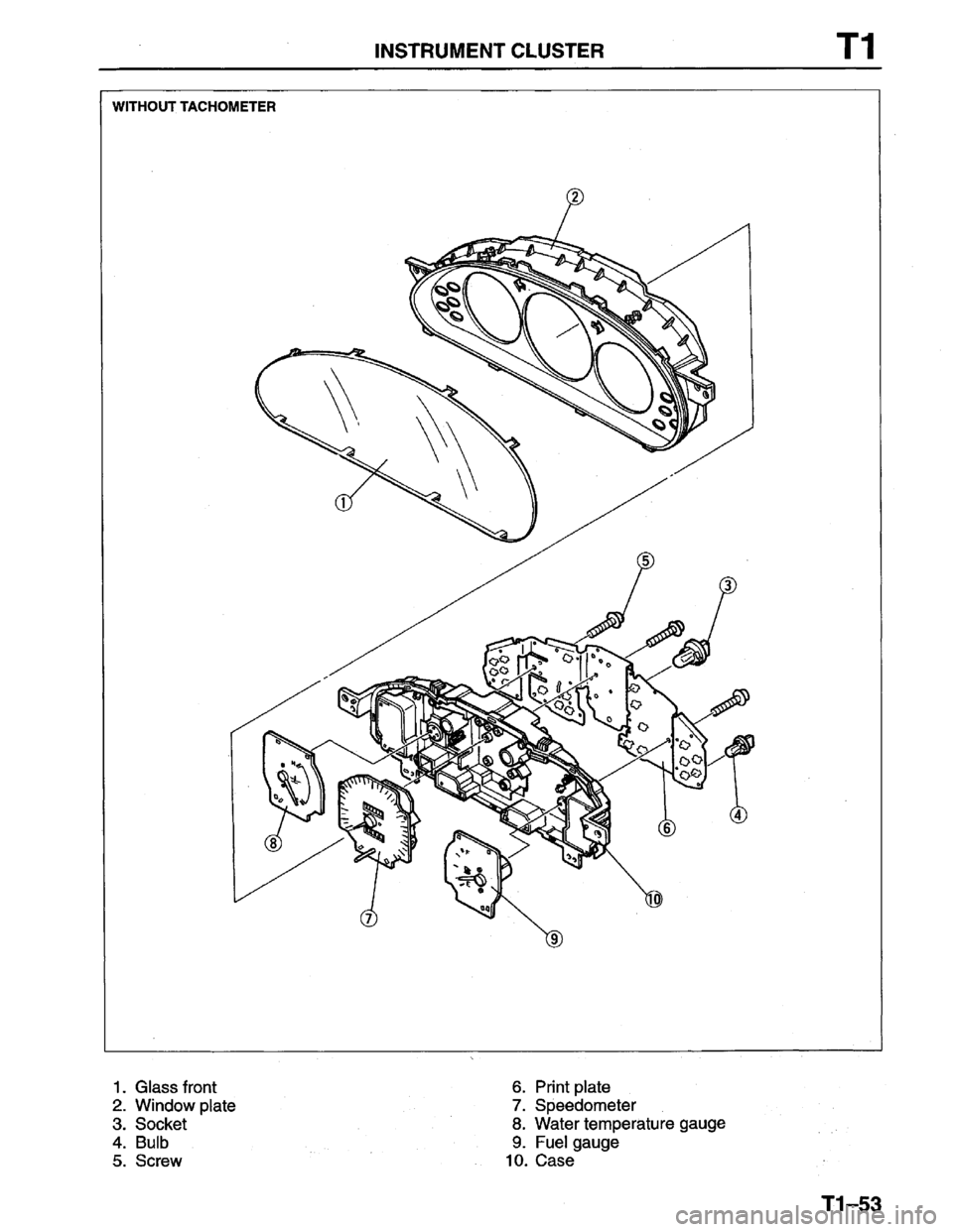 MAZDA PROTEGE 1996 Workshop Manual MAZDA PROTEGE 1996 Workshop Manual