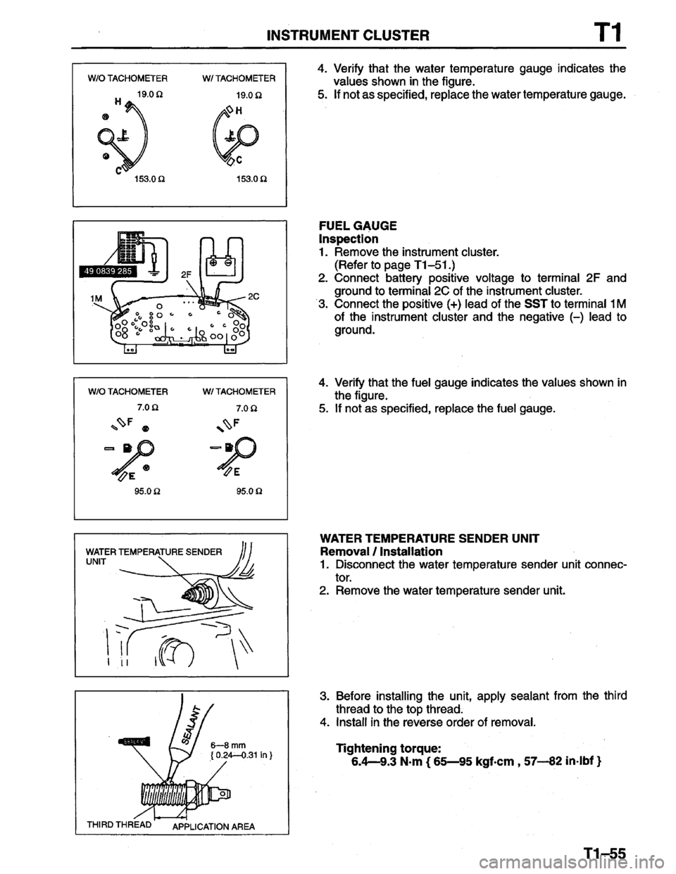 MAZDA PROTEGE 1996 Workshop Manual MAZDA PROTEGE 1996 Workshop Manual