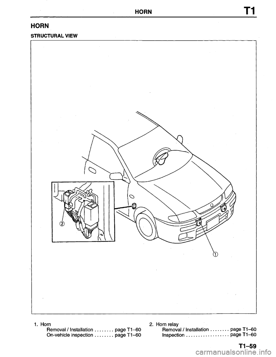 MAZDA PROTEGE 1996 Workshop Manual MAZDA PROTEGE 1996 Workshop Manual