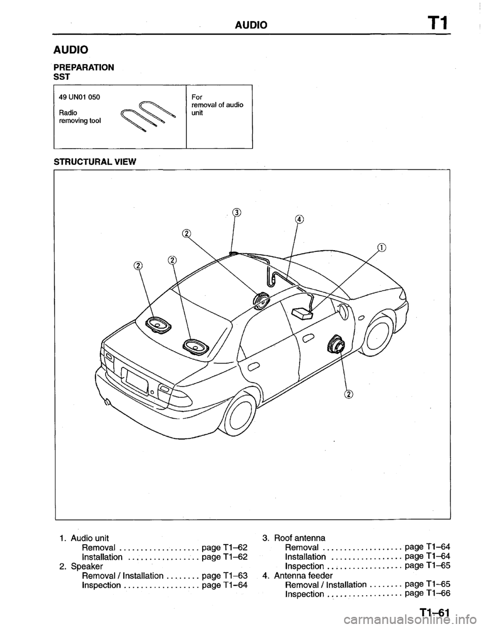 MAZDA PROTEGE 1996 Workshop Manual MAZDA PROTEGE 1996 Workshop Manual