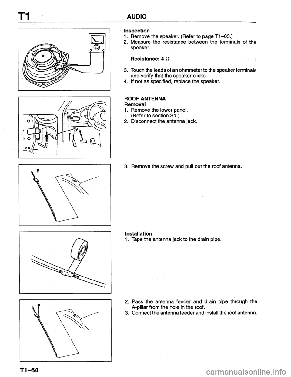 MAZDA PROTEGE 1996 Workshop Manual MAZDA PROTEGE 1996 Workshop Manual