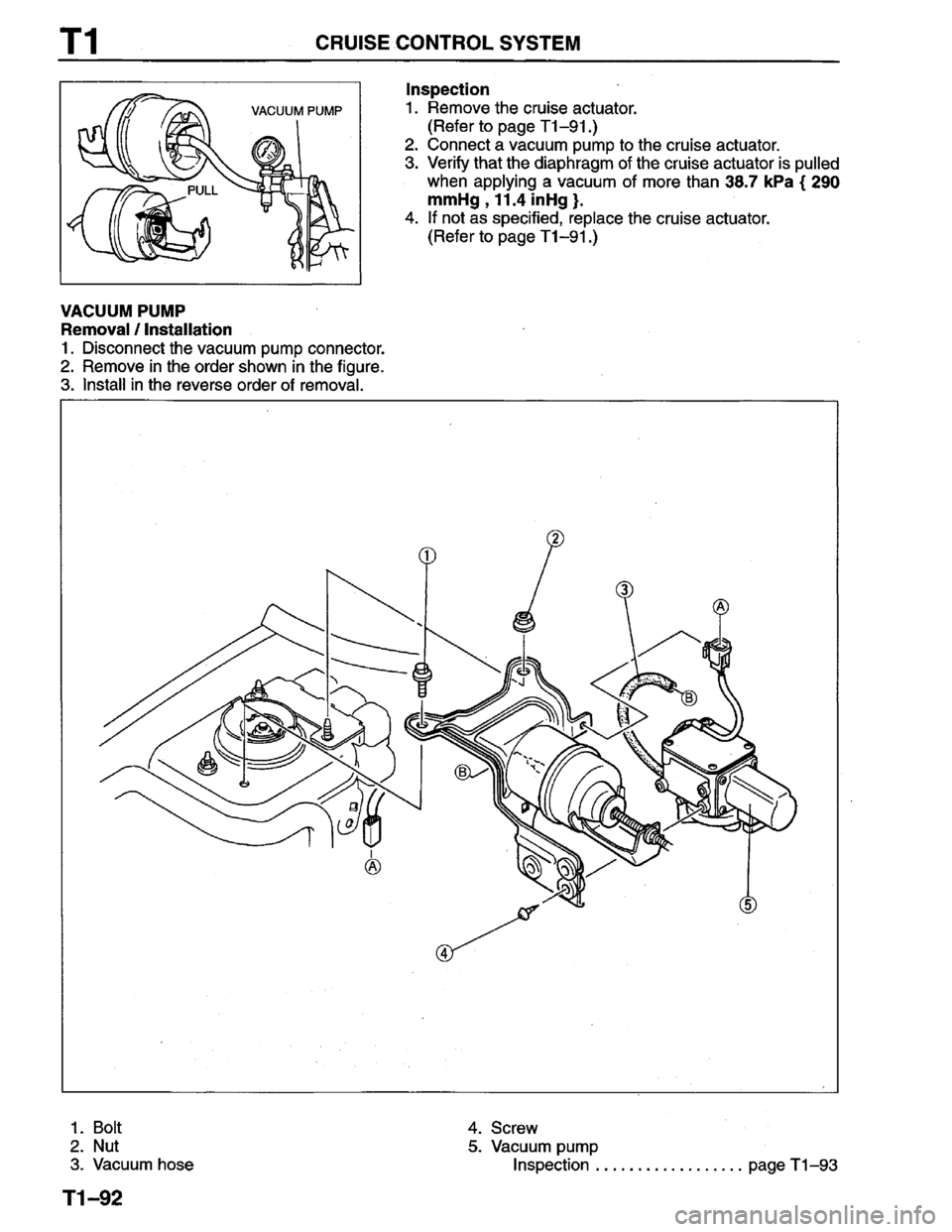 MAZDA PROTEGE 1996  Workshop Manual 