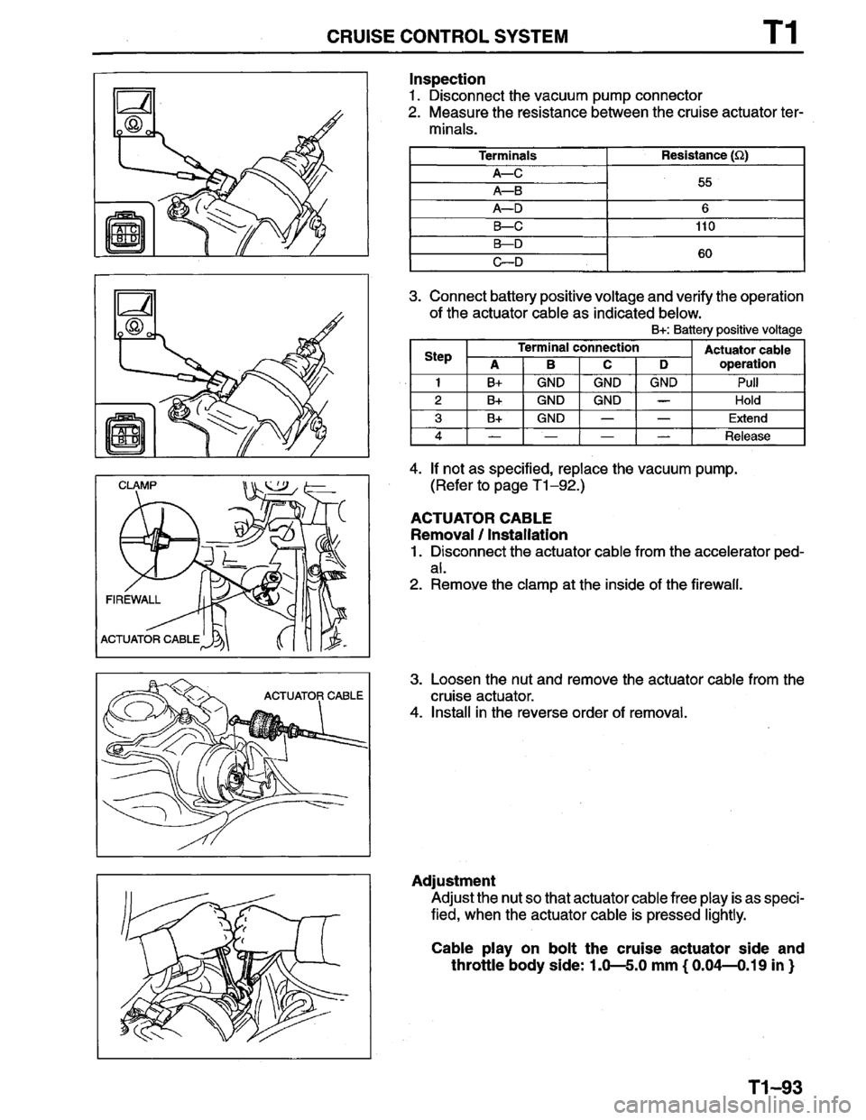 MAZDA PROTEGE 1996  Workshop Manual 