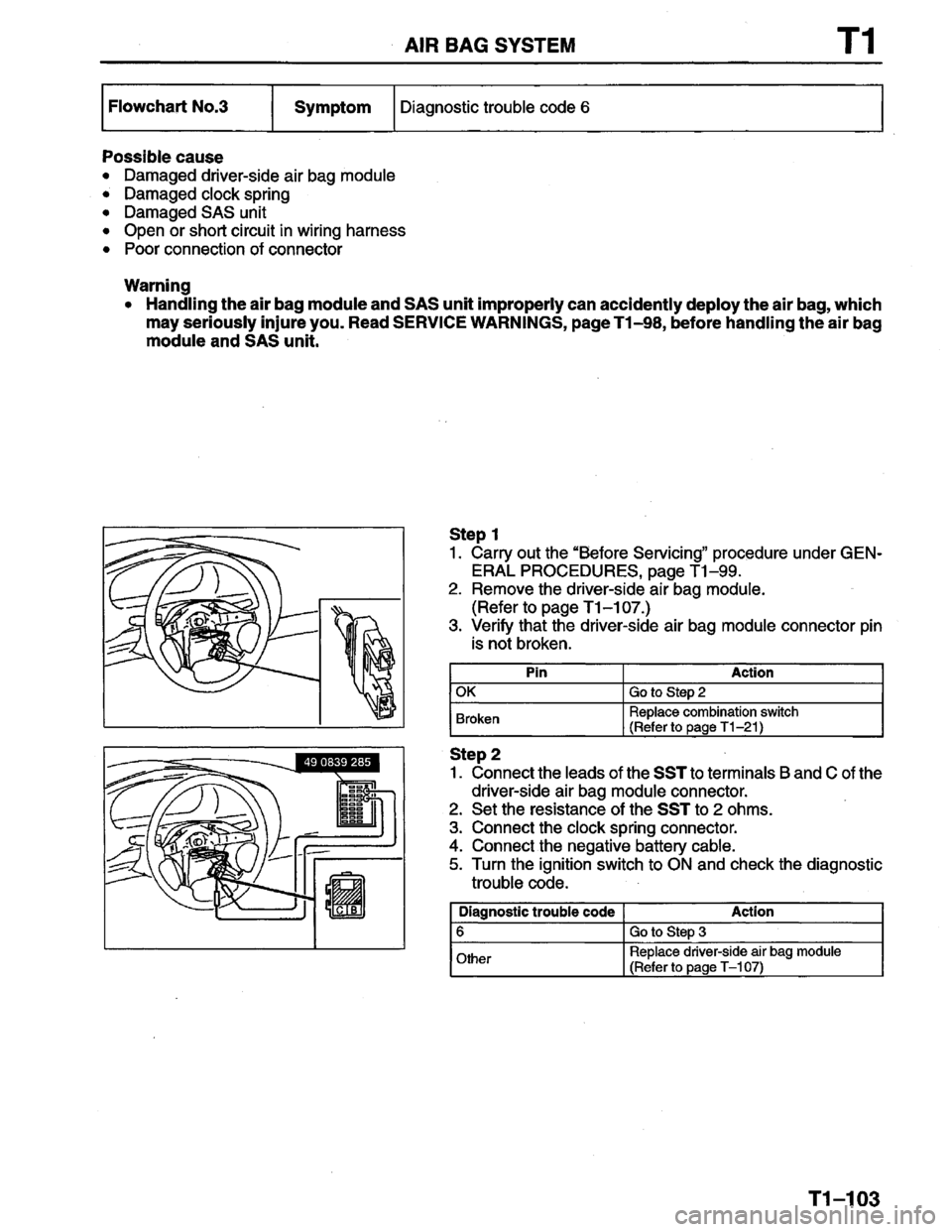 MAZDA PROTEGE 1996  Workshop Manual 