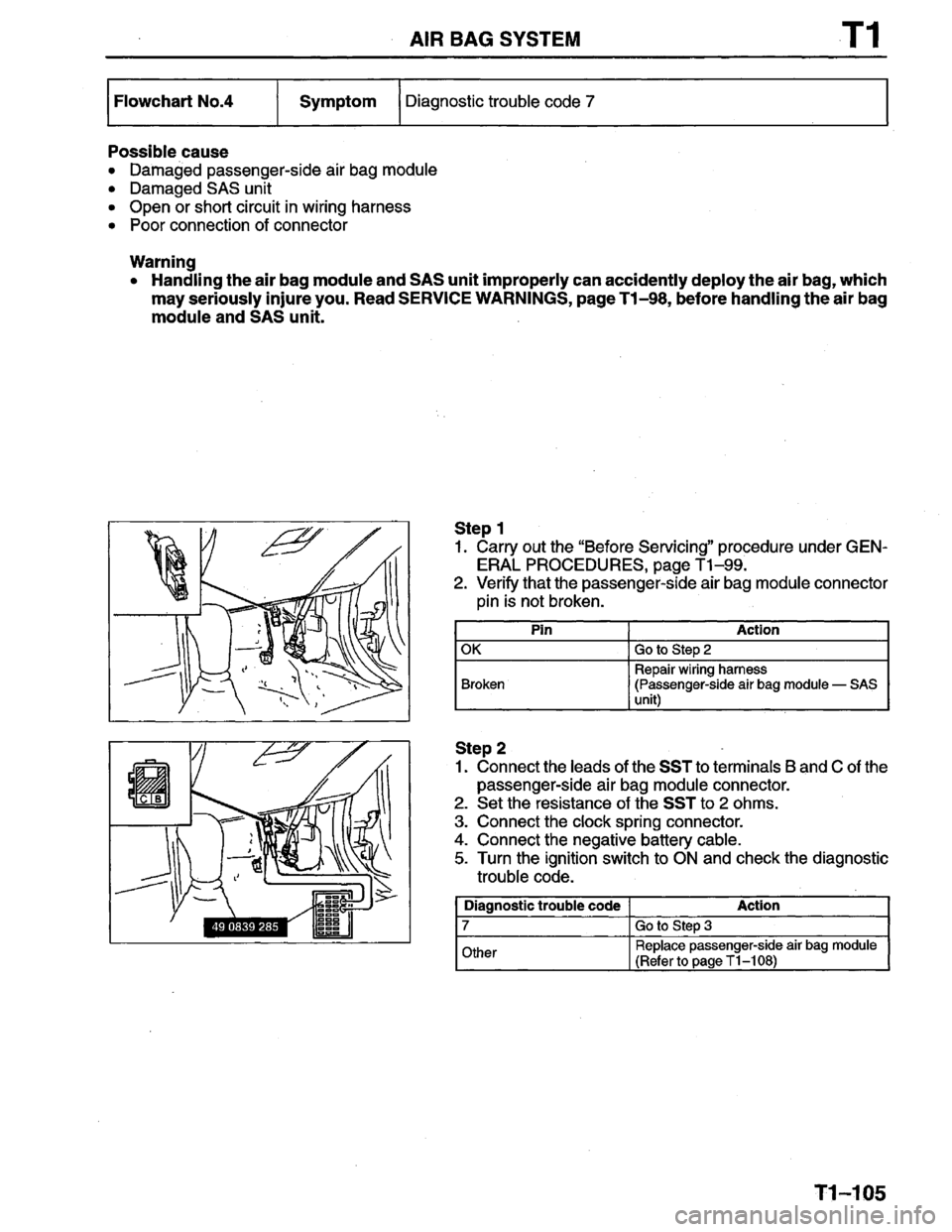 MAZDA PROTEGE 1996  Workshop Manual 