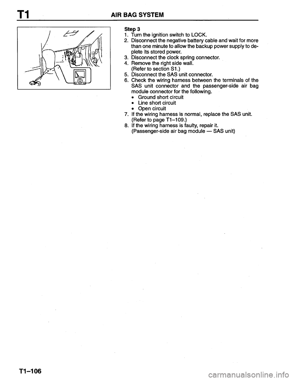 MAZDA PROTEGE 1996  Workshop Manual 