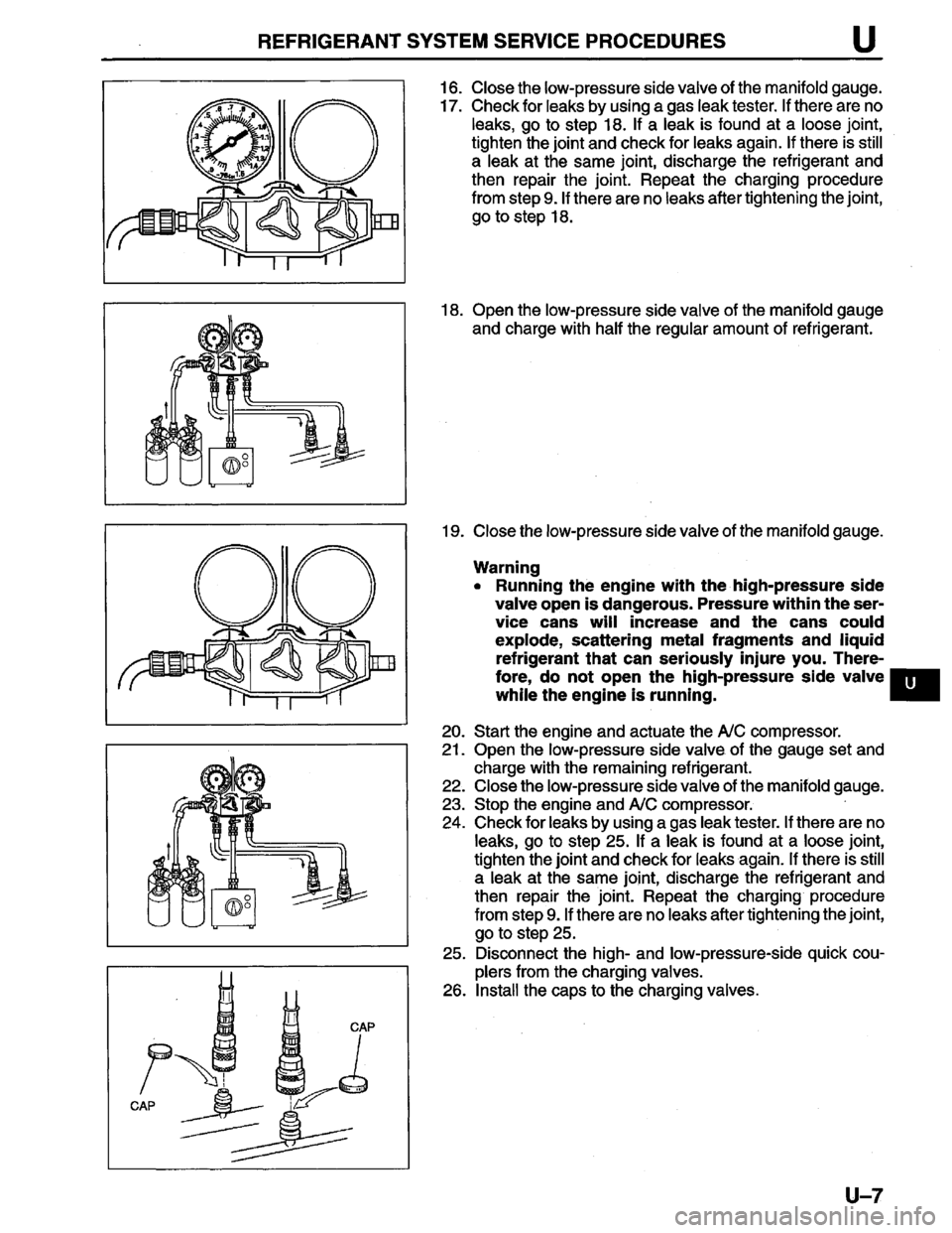 MAZDA PROTEGE 1996  Workshop Manual 
