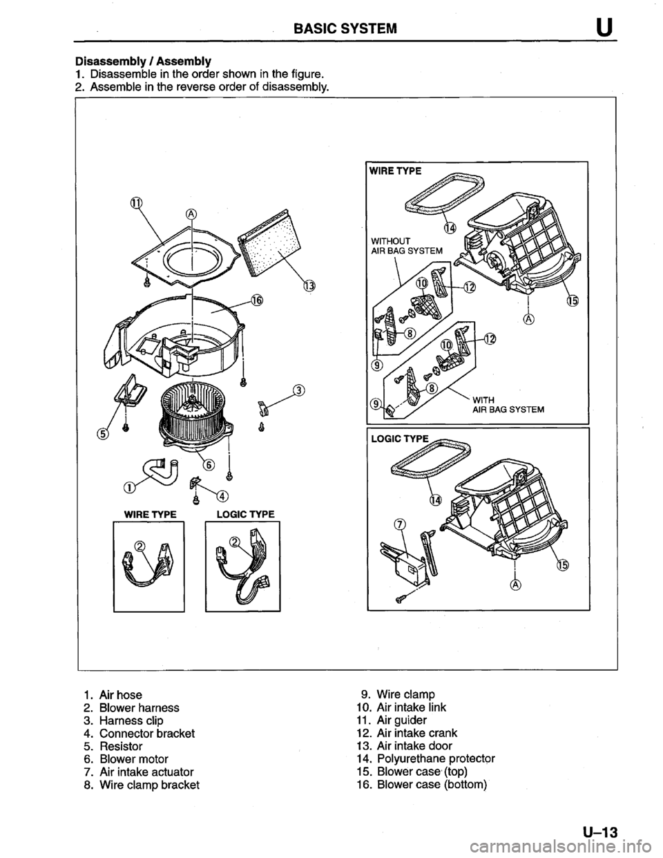 MAZDA PROTEGE 1996 Workshop Manual MAZDA PROTEGE 1996 Workshop Manual