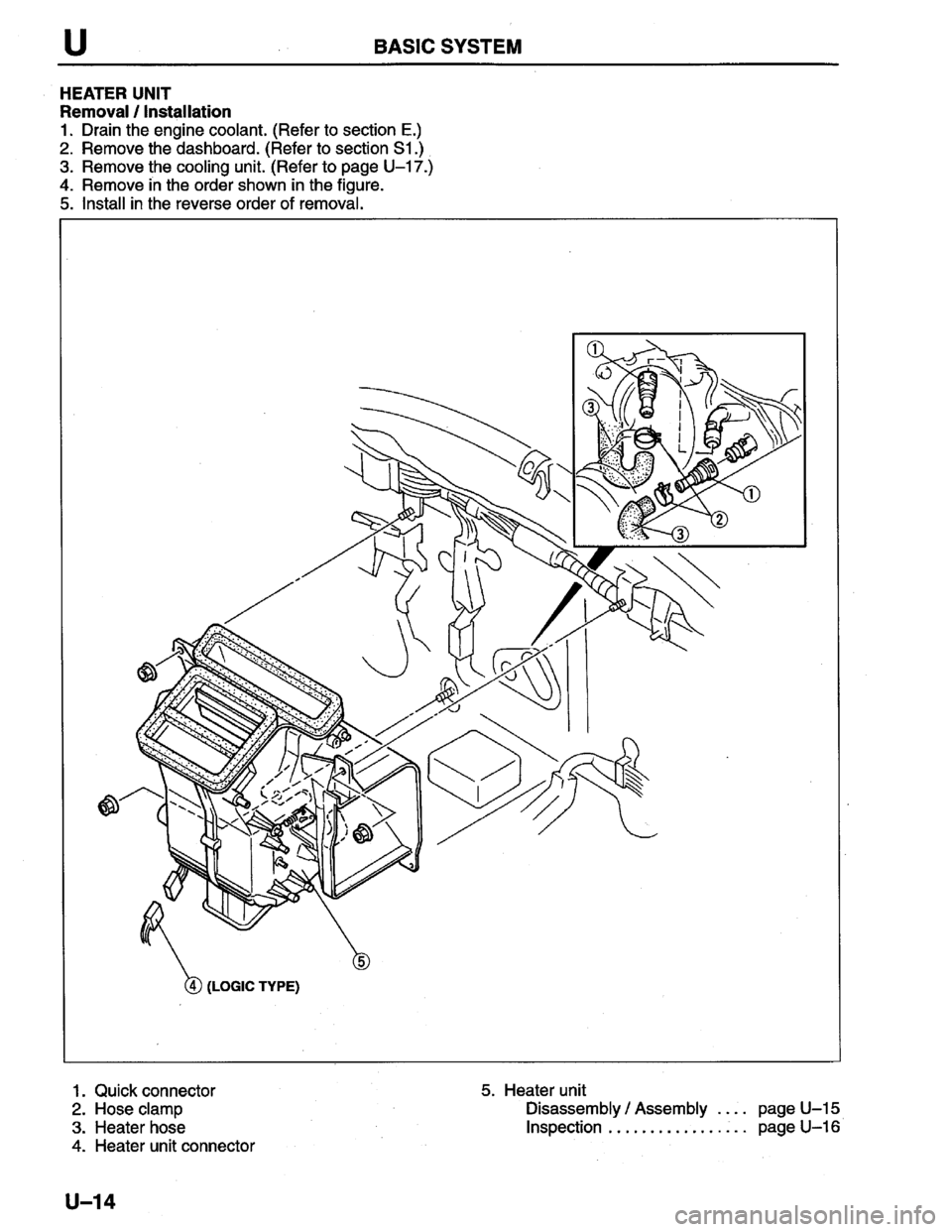 MAZDA PROTEGE 1996 Workshop Manual MAZDA PROTEGE 1996 Workshop Manual