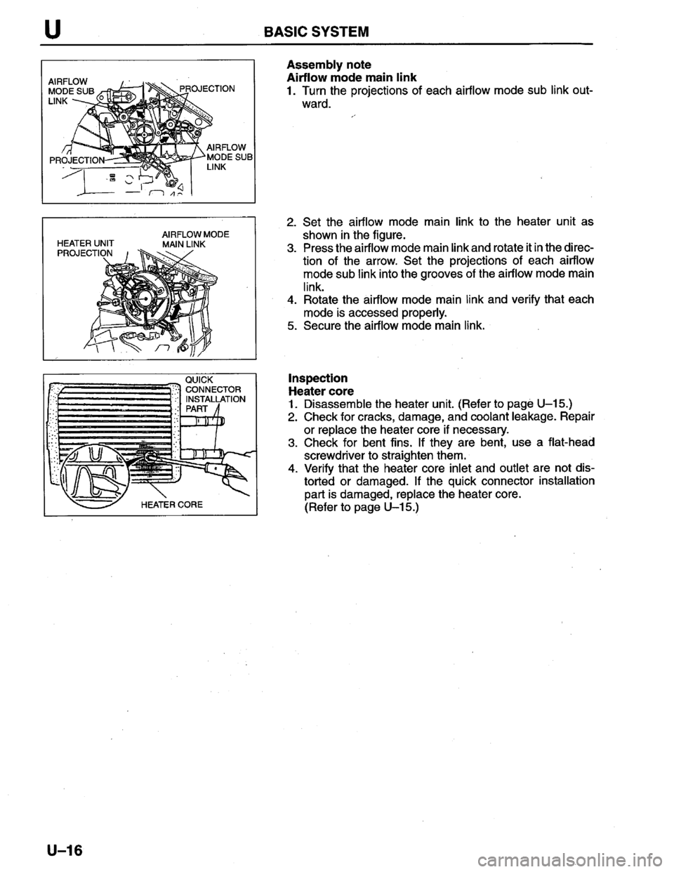 MAZDA PROTEGE 1996 Workshop Manual MAZDA PROTEGE 1996 Workshop Manual