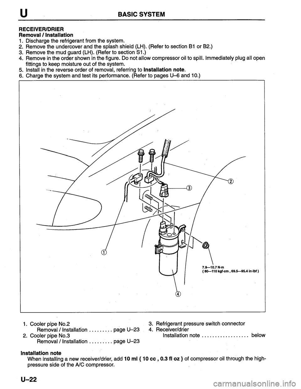 MAZDA PROTEGE 1996 Workshop Manual MAZDA PROTEGE 1996 Workshop Manual