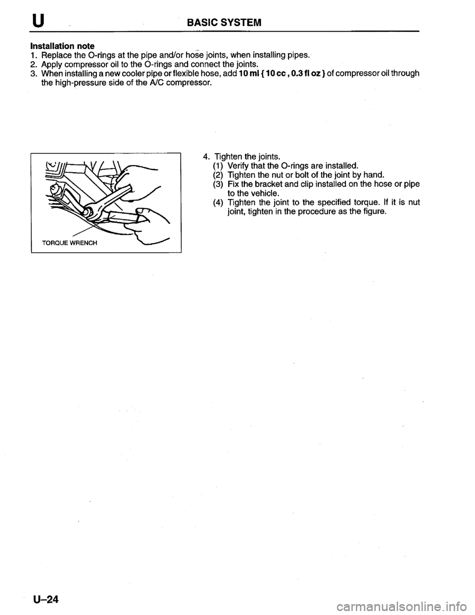 MAZDA PROTEGE 1996 Workshop Manual MAZDA PROTEGE 1996 Workshop Manual