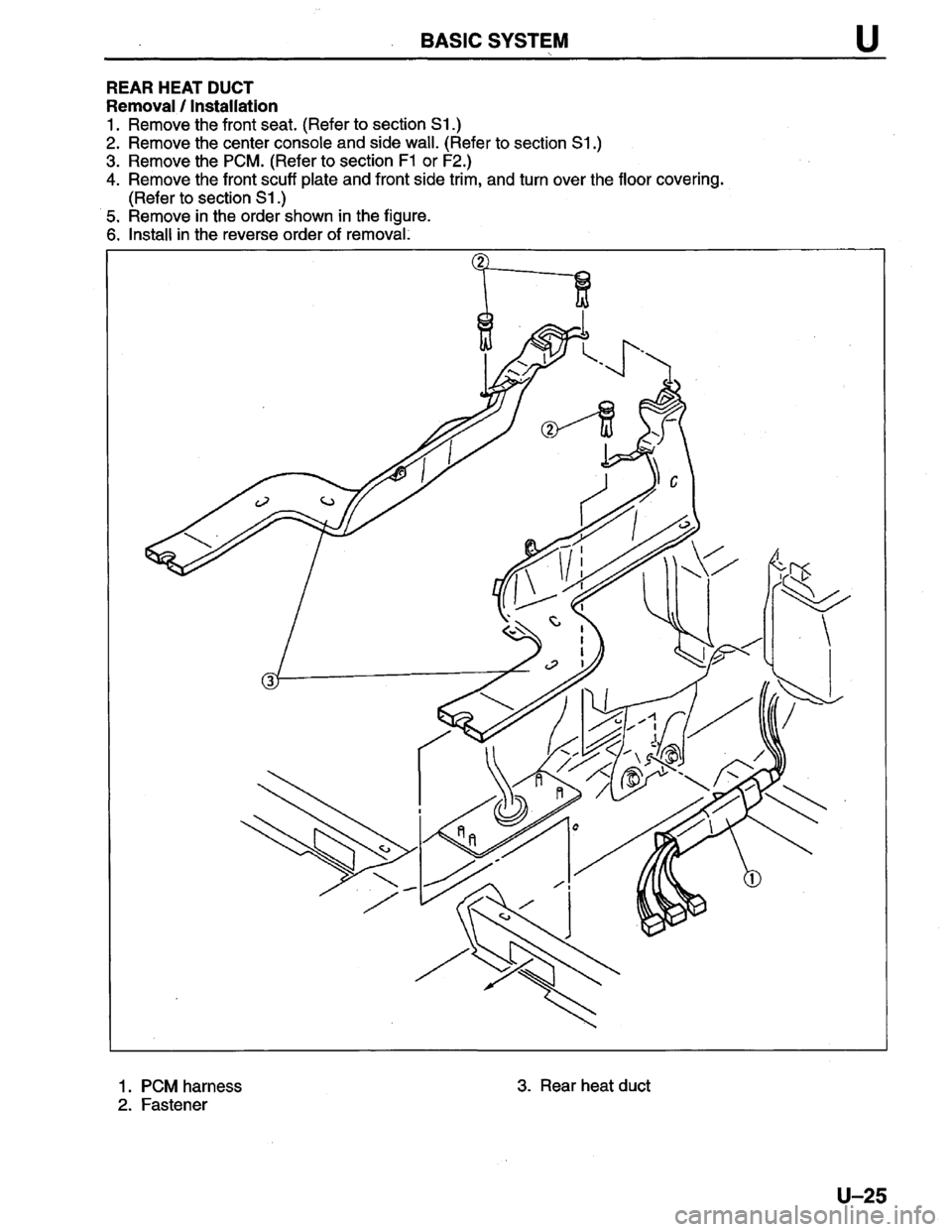 MAZDA PROTEGE 1996 Workshop Manual MAZDA PROTEGE 1996 Workshop Manual
