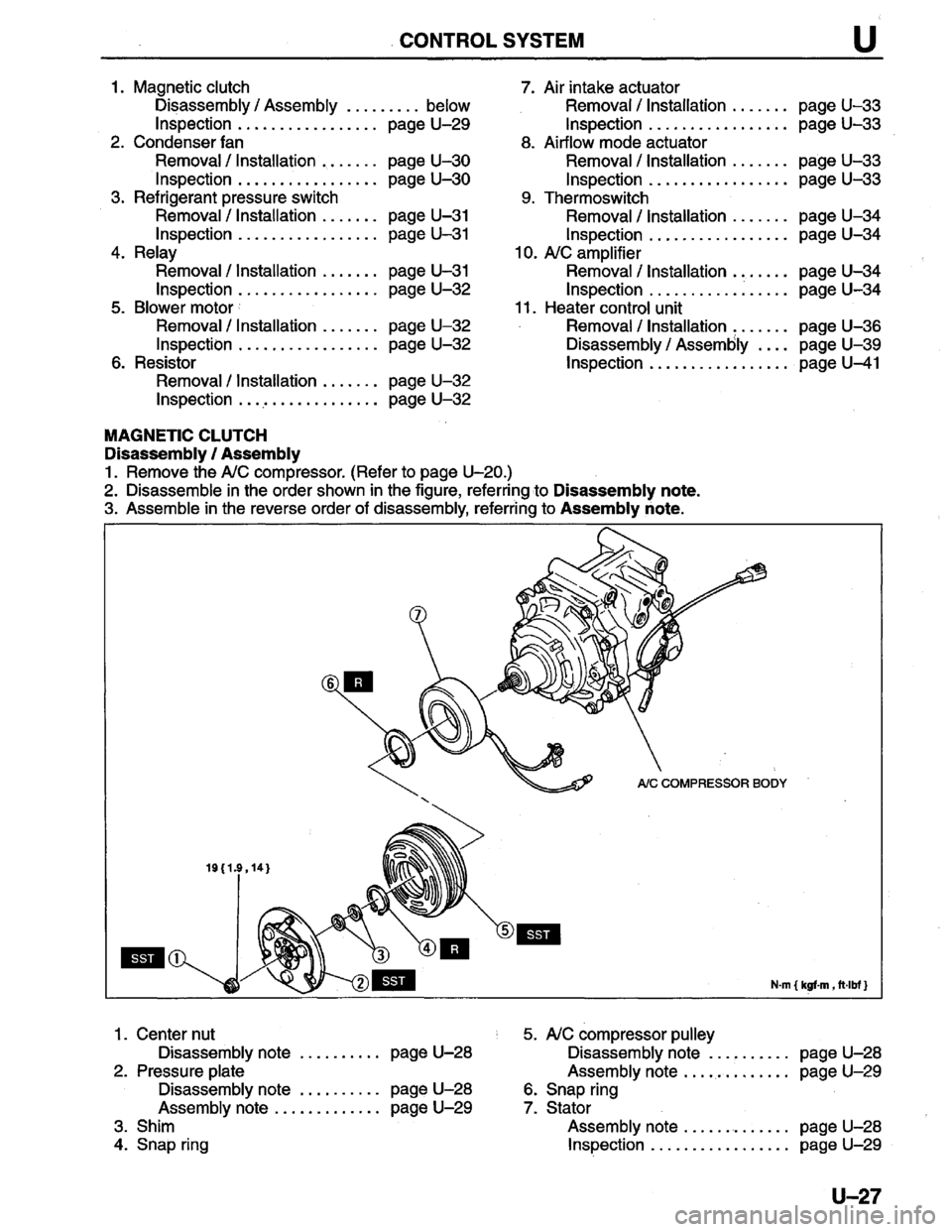 MAZDA PROTEGE 1996 Workshop Manual MAZDA PROTEGE 1996 Workshop Manual