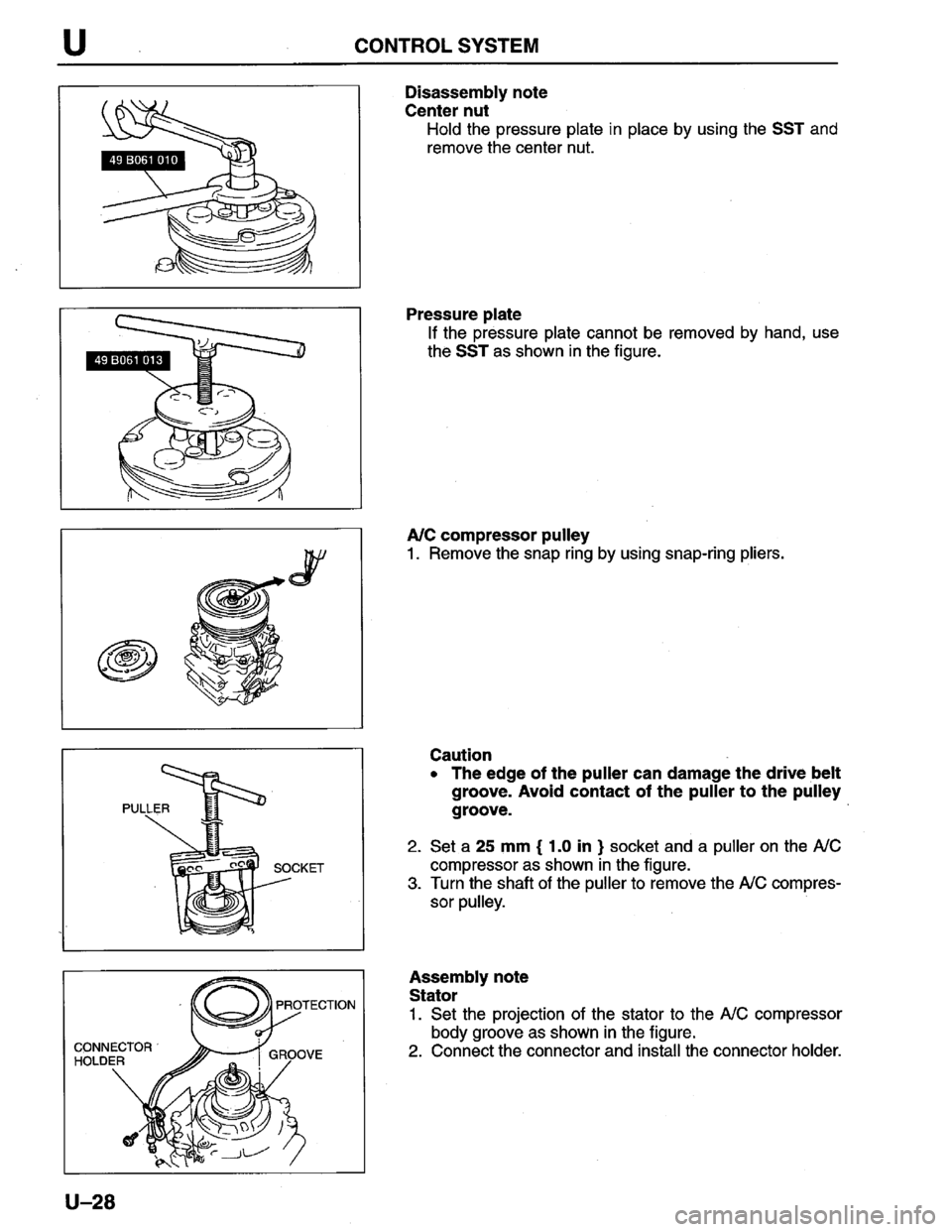 MAZDA PROTEGE 1996 Workshop Manual MAZDA PROTEGE 1996 Workshop Manual
