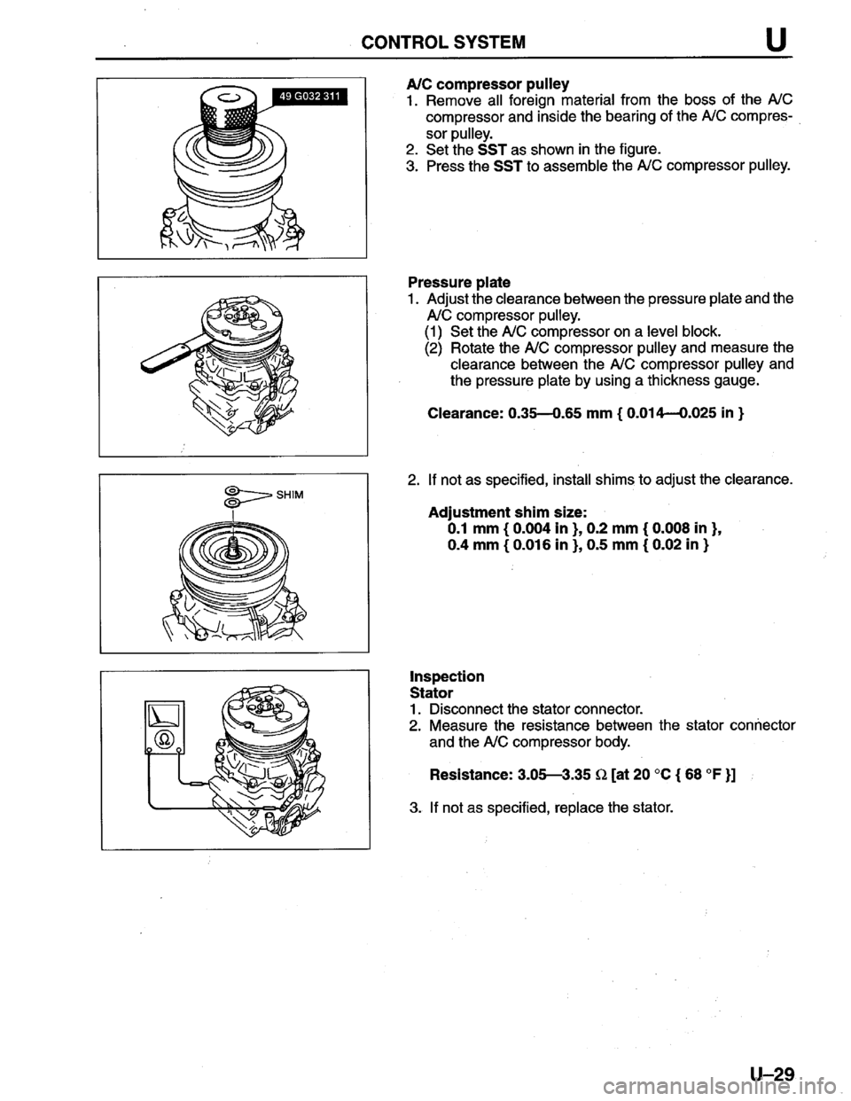 MAZDA PROTEGE 1996 Workshop Manual MAZDA PROTEGE 1996 Workshop Manual
