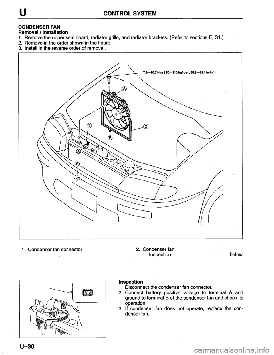 MAZDA PROTEGE 1996  Workshop Manual 