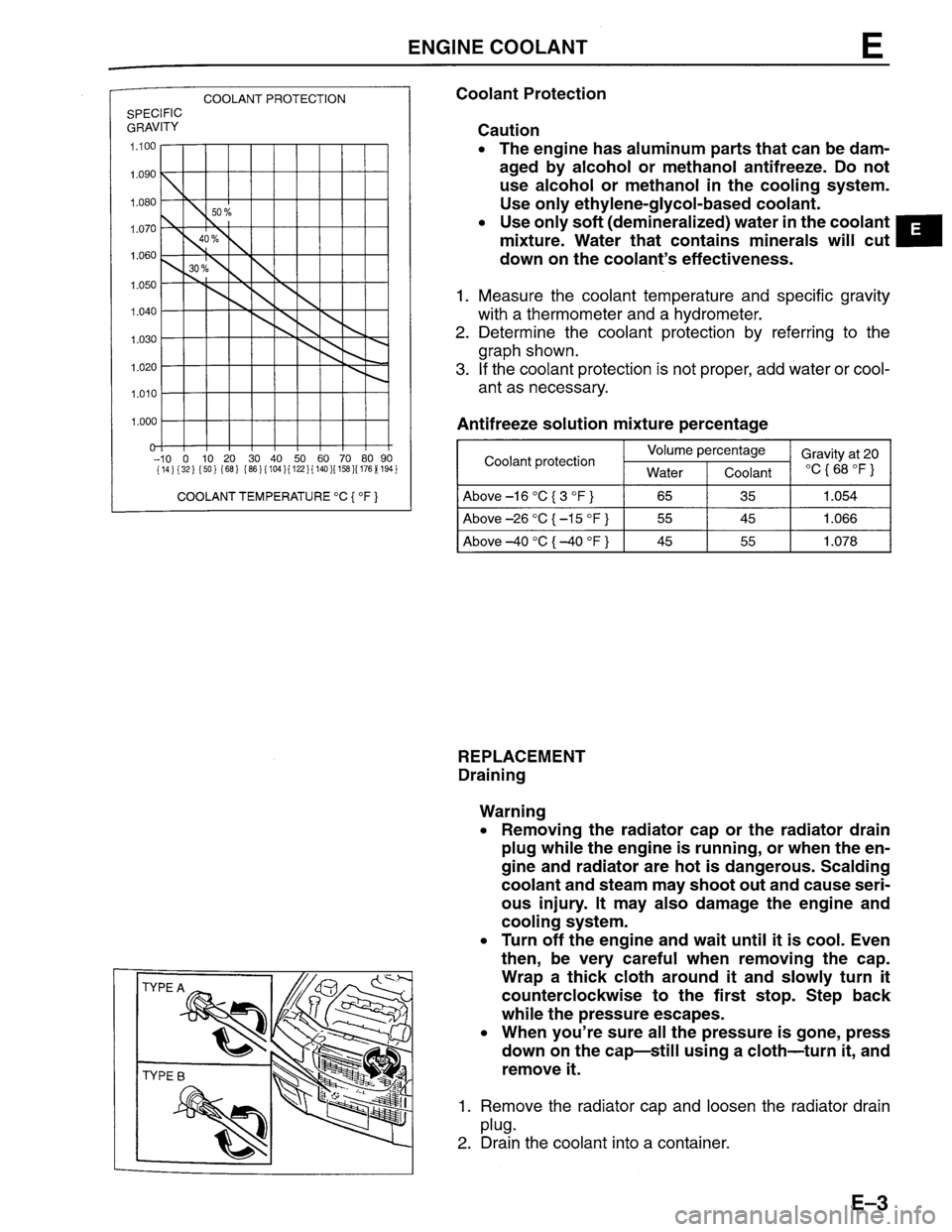 MAZDA PROTEGE 1996 Owners Manual MAZDA PROTEGE 1996 Owners Manual