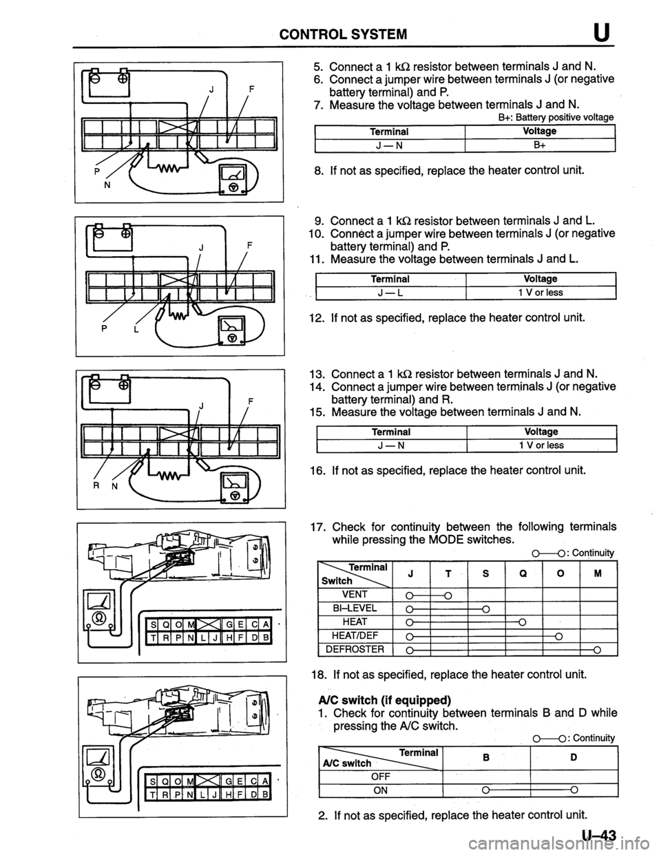 MAZDA PROTEGE 1996  Workshop Manual 