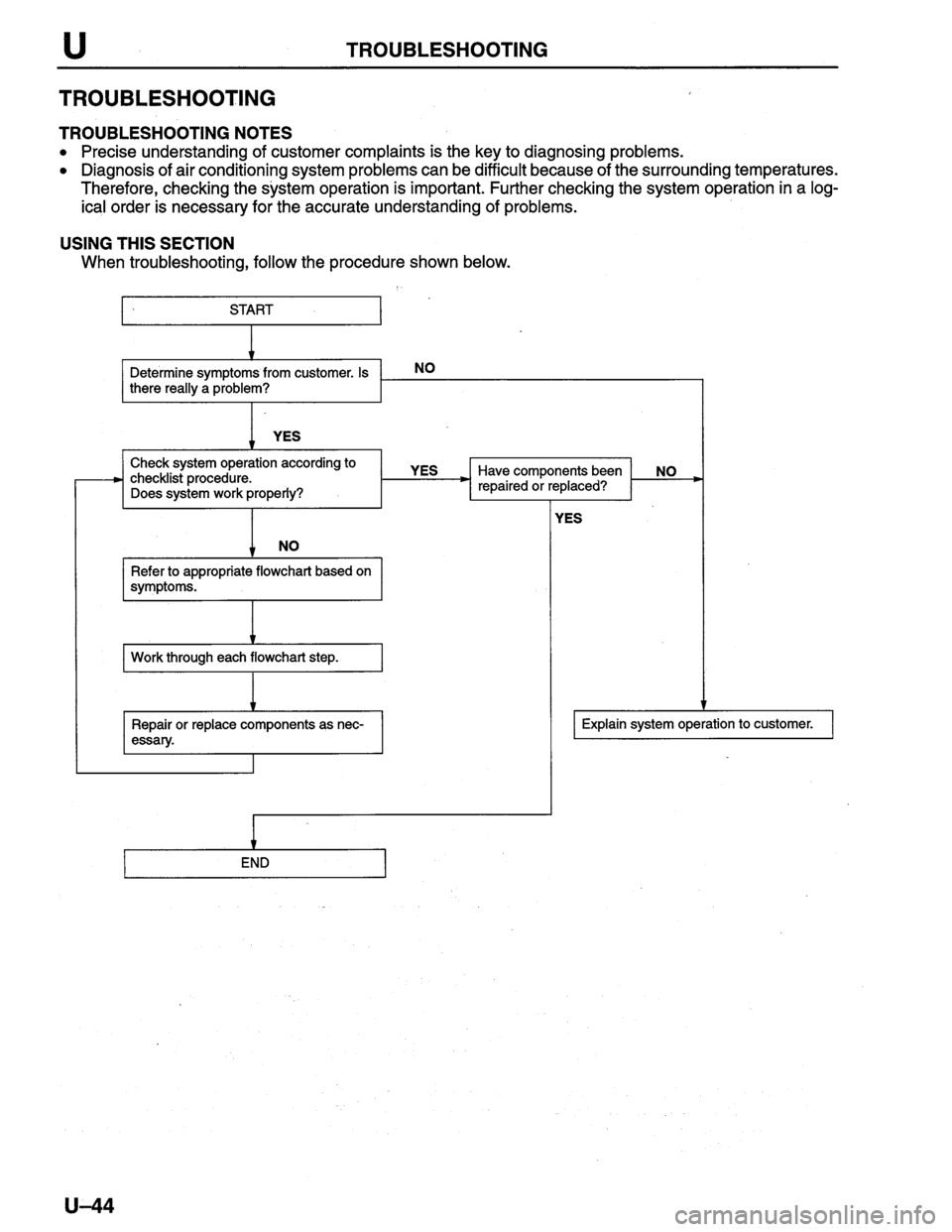 MAZDA PROTEGE 1996  Workshop Manual 