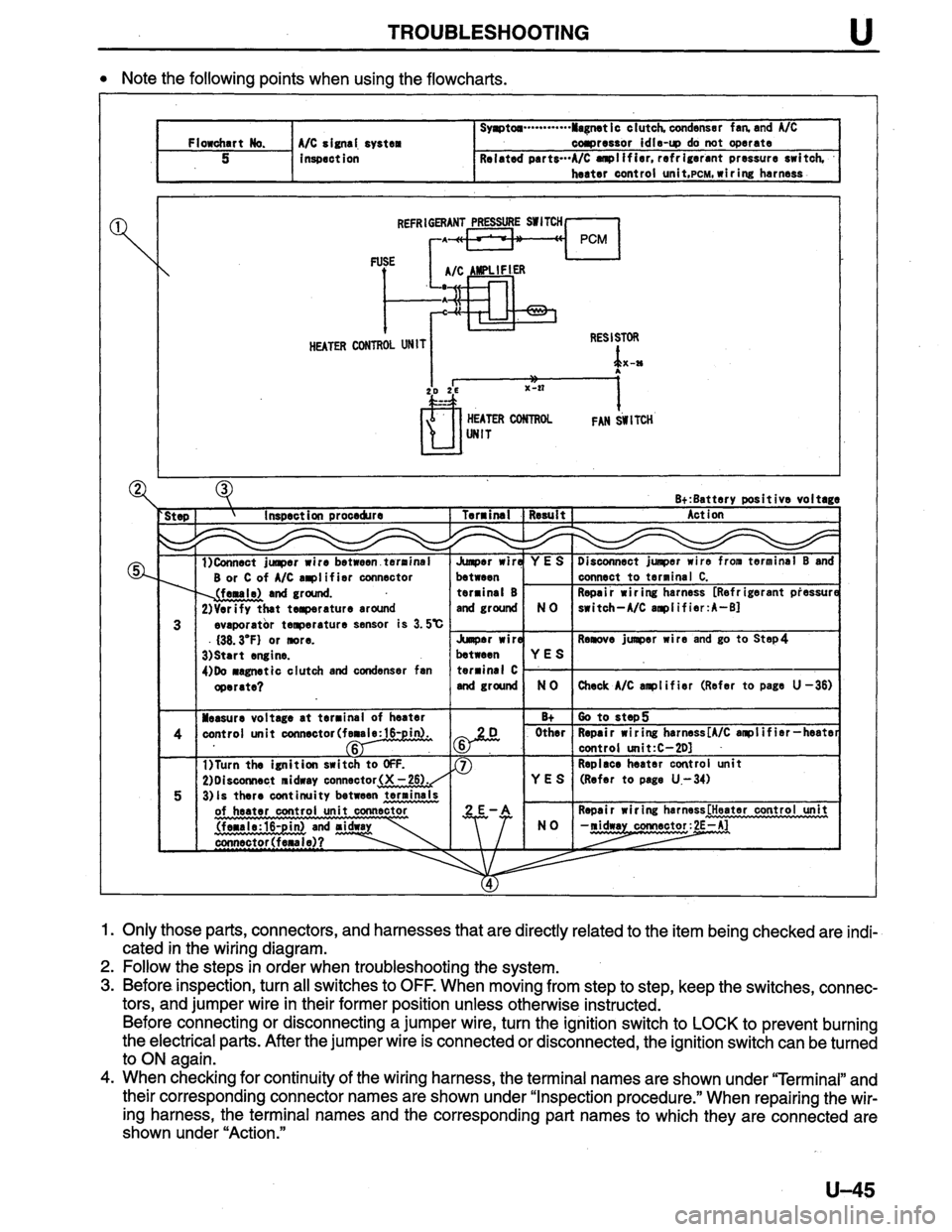 MAZDA PROTEGE 1996  Workshop Manual 