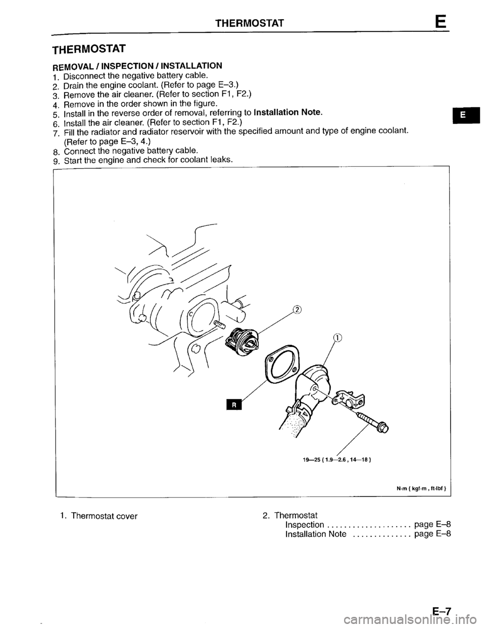 MAZDA PROTEGE 1996 Owners Manual MAZDA PROTEGE 1996 Owners Manual