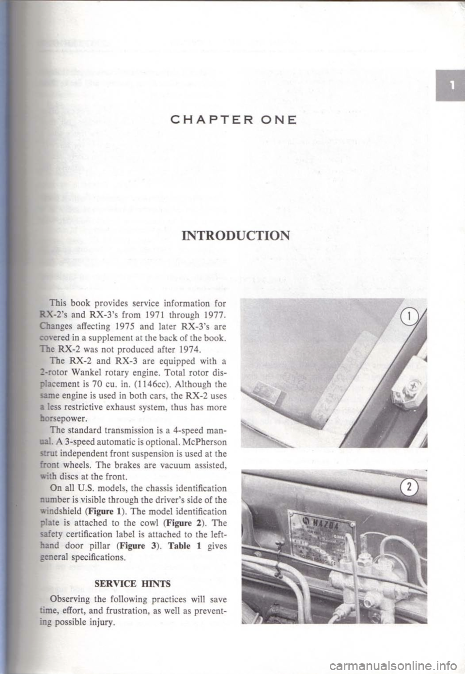 MAZDA RX-2 1971 Workshop Service Repair Manual MAZDA RX-2 1971 Workshop Service Repair Manual