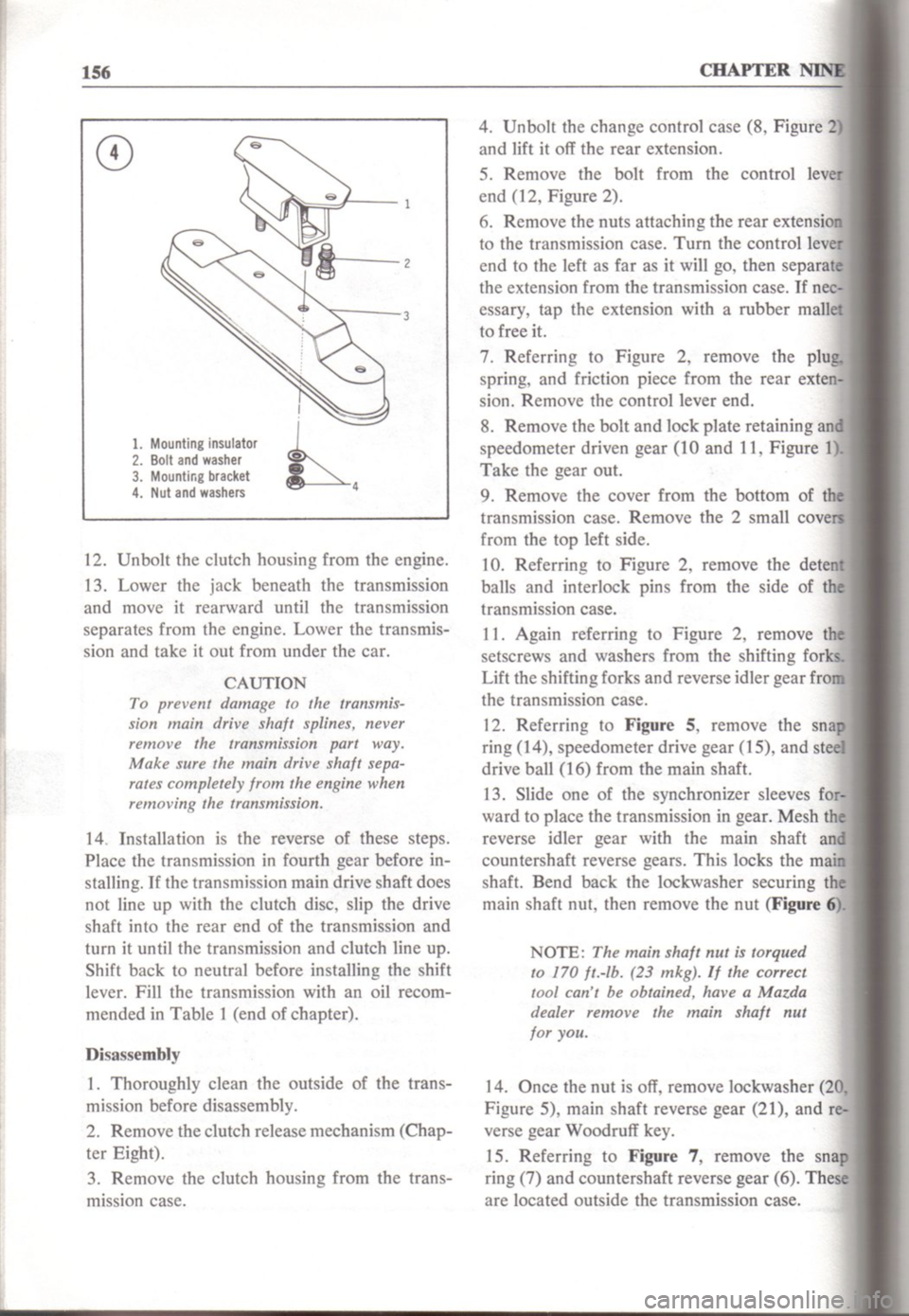 MAZDA RX-2 1971  Workshop Service Repair Manual 