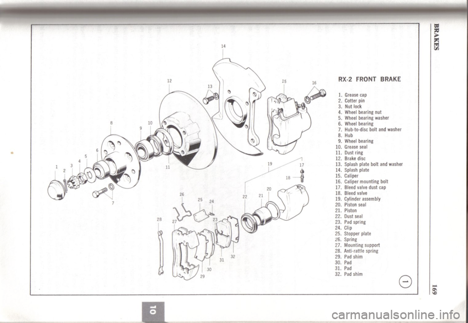 MAZDA RX-2 1971  Workshop Service Repair Manual 