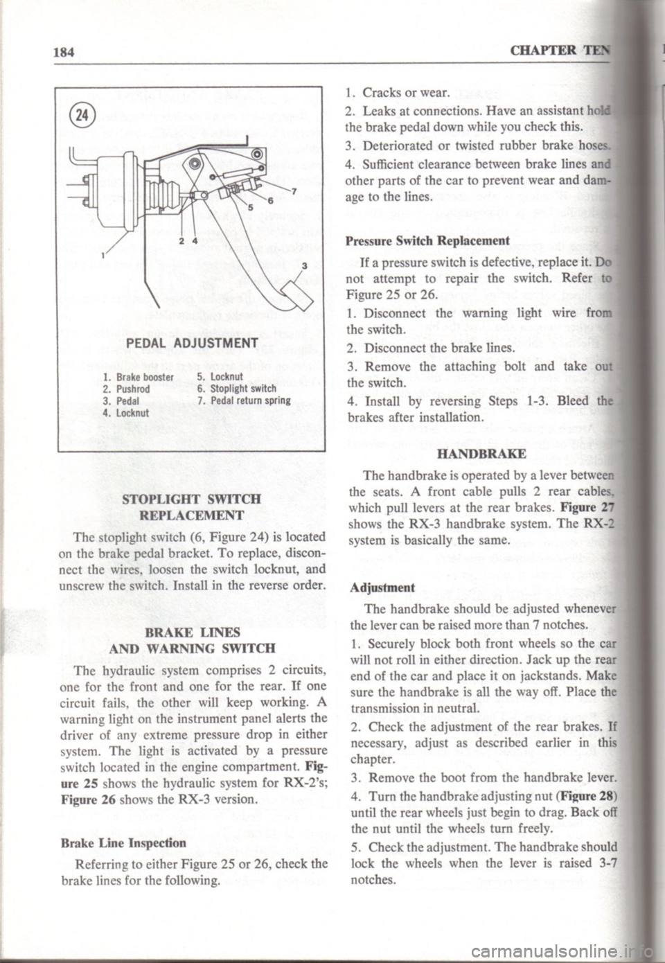 MAZDA RX-2 1971  Workshop Service Repair Manual 