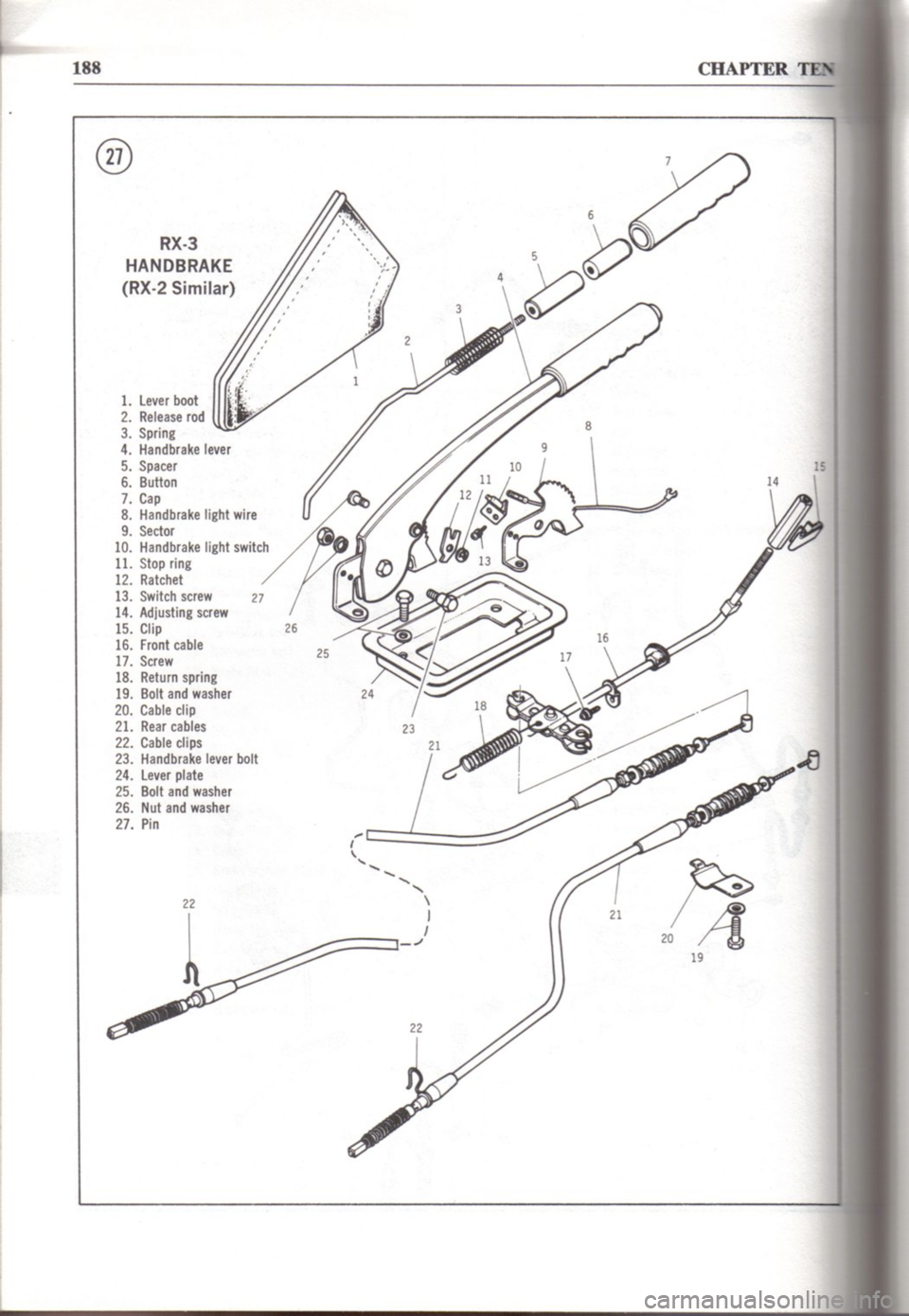 MAZDA RX-2 1971  Workshop Service Repair Manual 