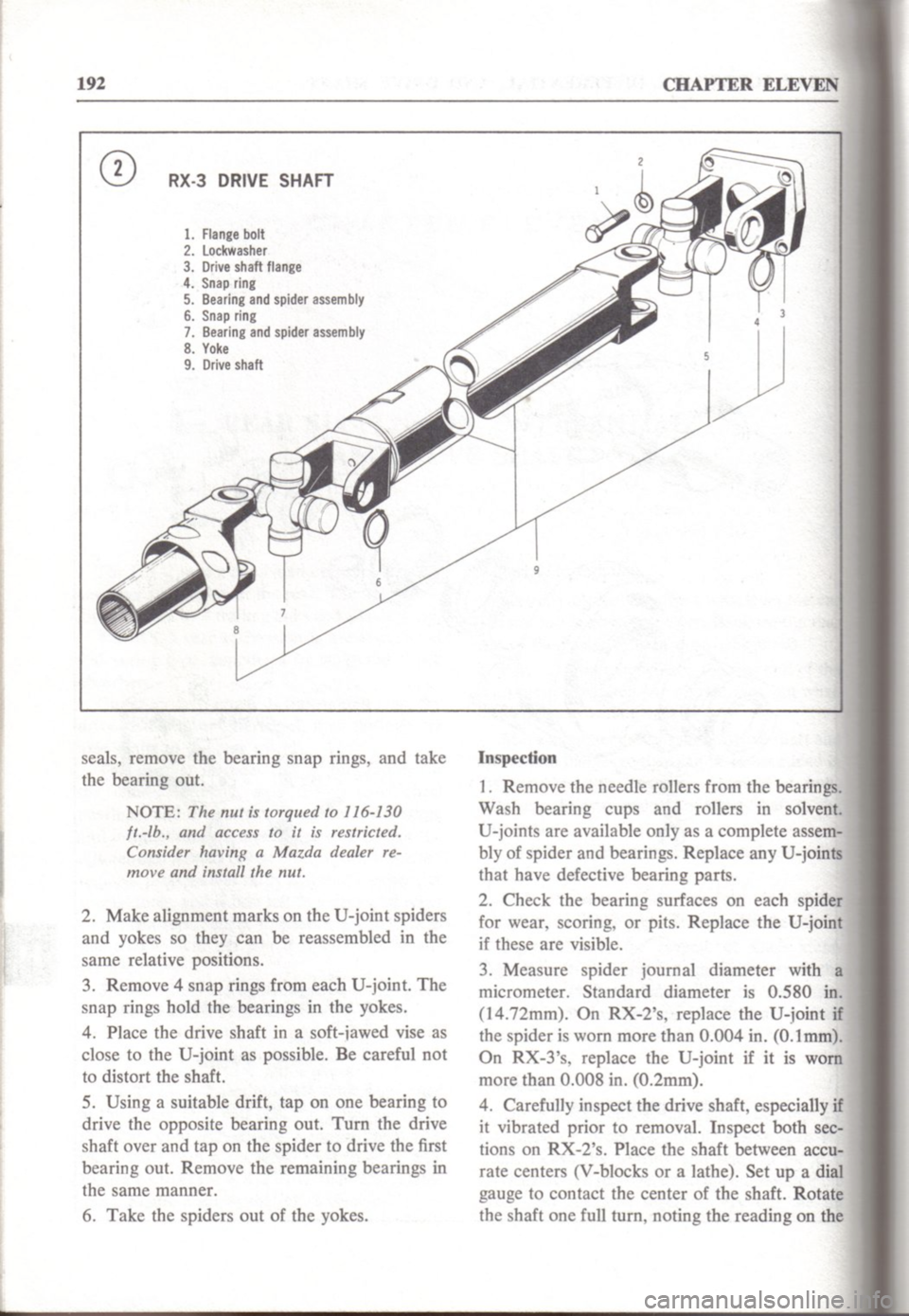 MAZDA RX-2 1971  Workshop Service Repair Manual 