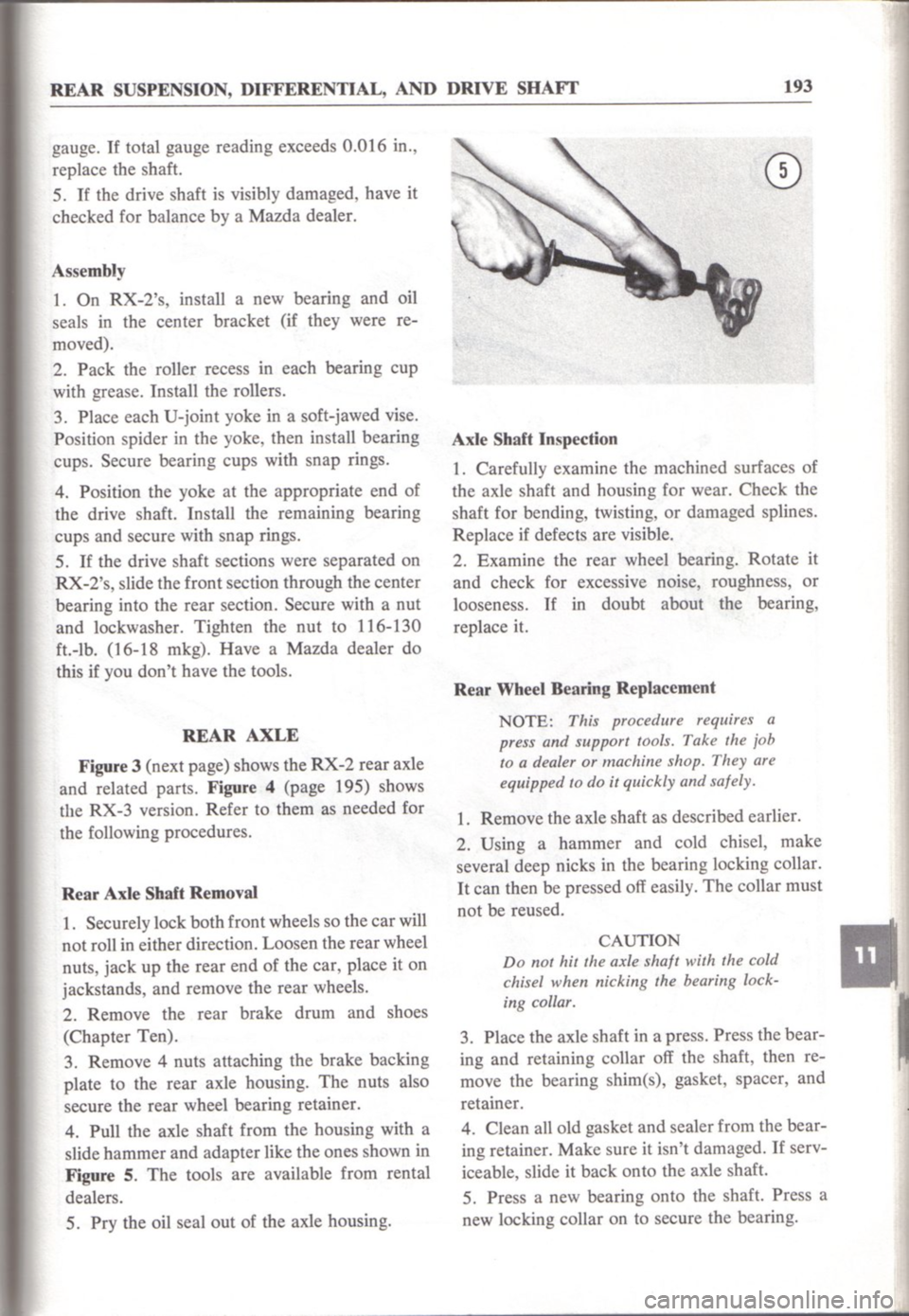 MAZDA RX-2 1971  Workshop Service Repair Manual 