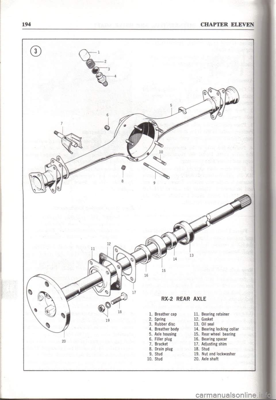 MAZDA RX-2 1971  Workshop Service Repair Manual 
