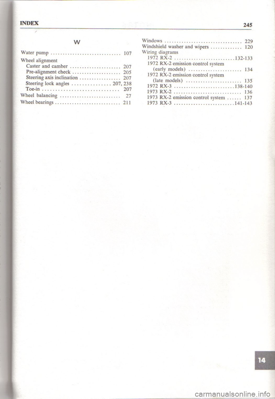 MAZDA RX-2 1971 Workshop Service Repair Manual MAZDA RX-2 1971 Workshop Service Repair Manual