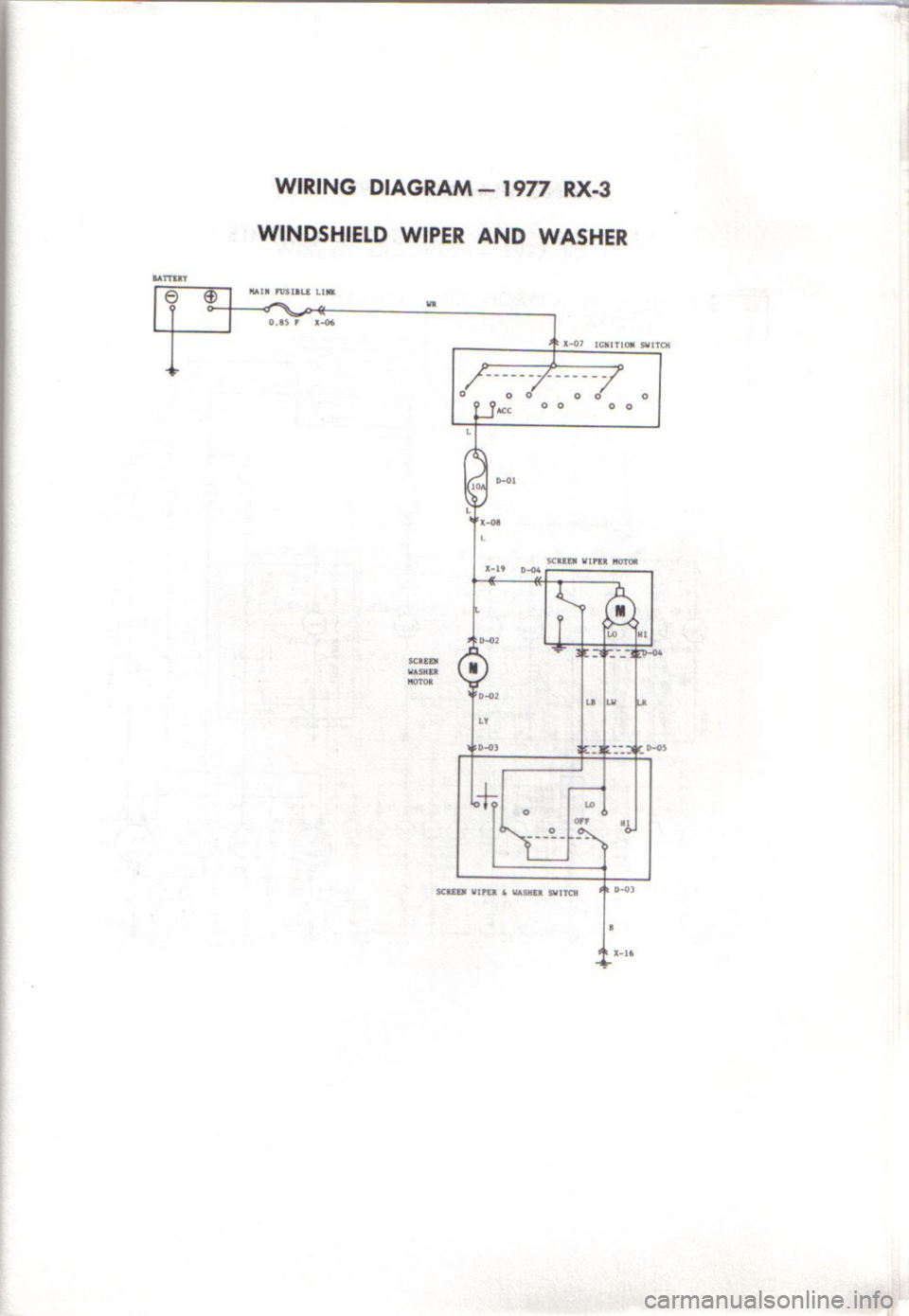 MAZDA RX-2 1971 Workshop Service Repair Manual MAZDA RX-2 1971 Workshop Service Repair Manual