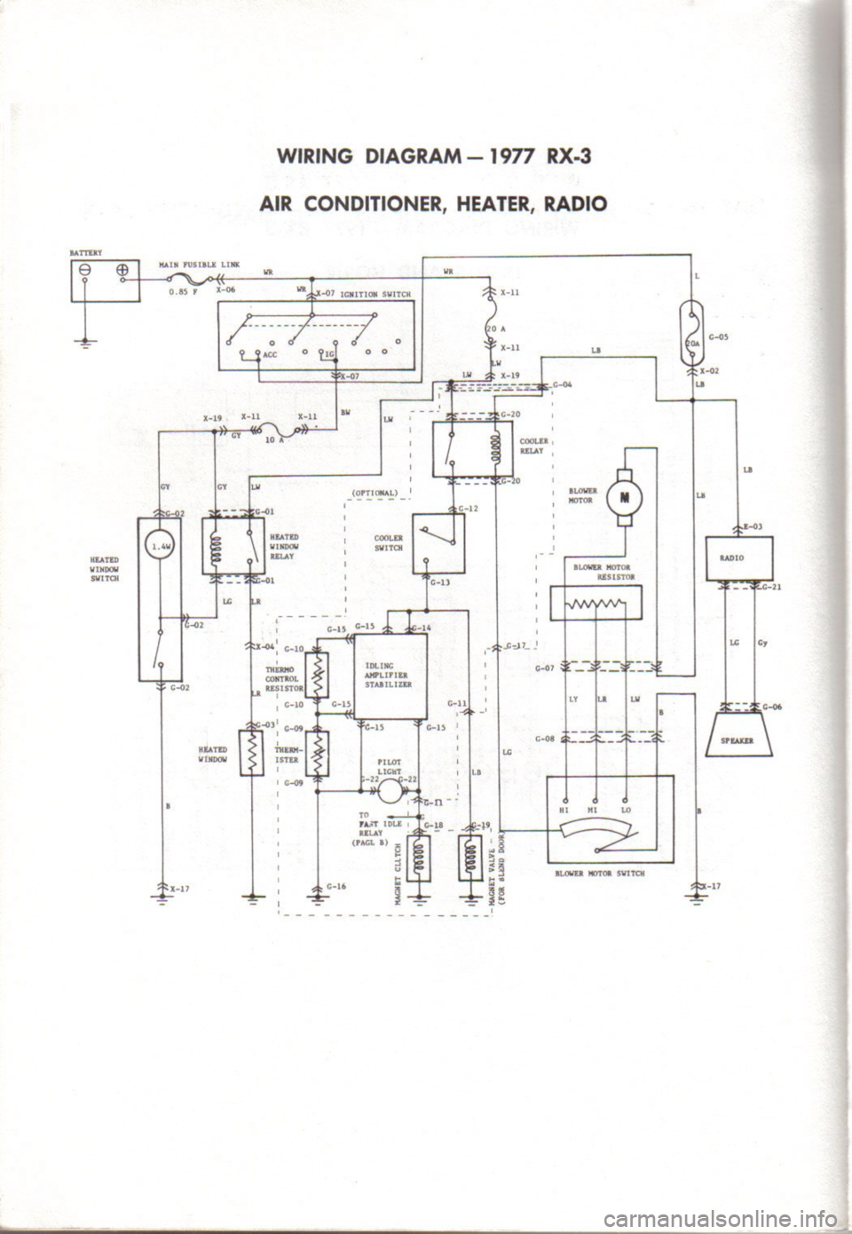 MAZDA RX-2 1971 Workshop Service Repair Manual MAZDA RX-2 1971 Workshop Service Repair Manual