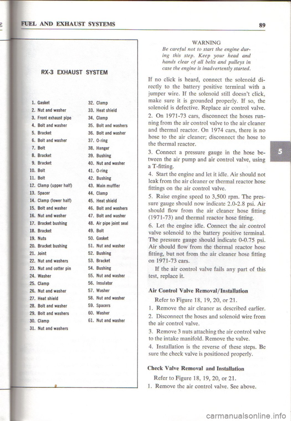 MAZDA RX-2 1971 Workshop Service Manual Online MAZDA RX-2 1971 Workshop Service Manual Online