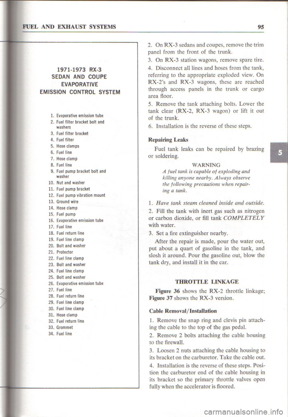 MAZDA RX-2 1971 Workshop Service Owners Manual MAZDA RX-2 1971 Workshop Service Owners Manual
