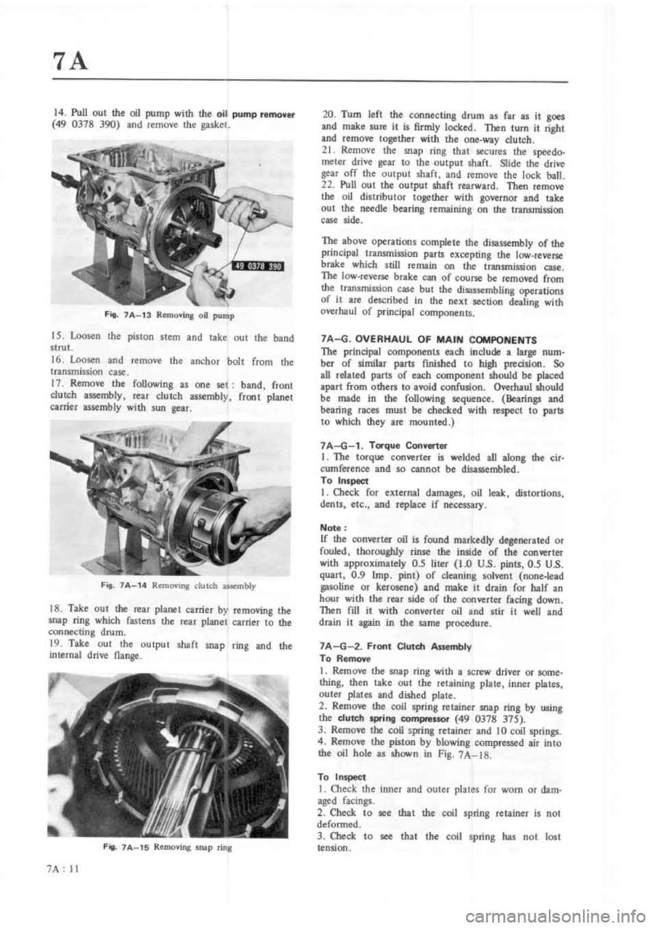 MAZDA RX-3 1975 Workshop Manual MAZDA RX-3 1975 Workshop Manual