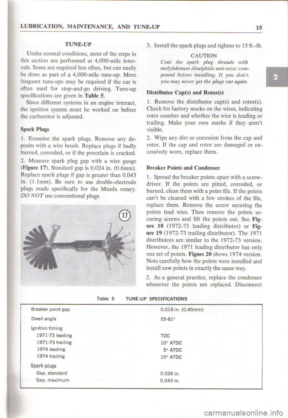 MAZDA RX-3 1971 User Guide MAZDA RX-3 1971 User Guide