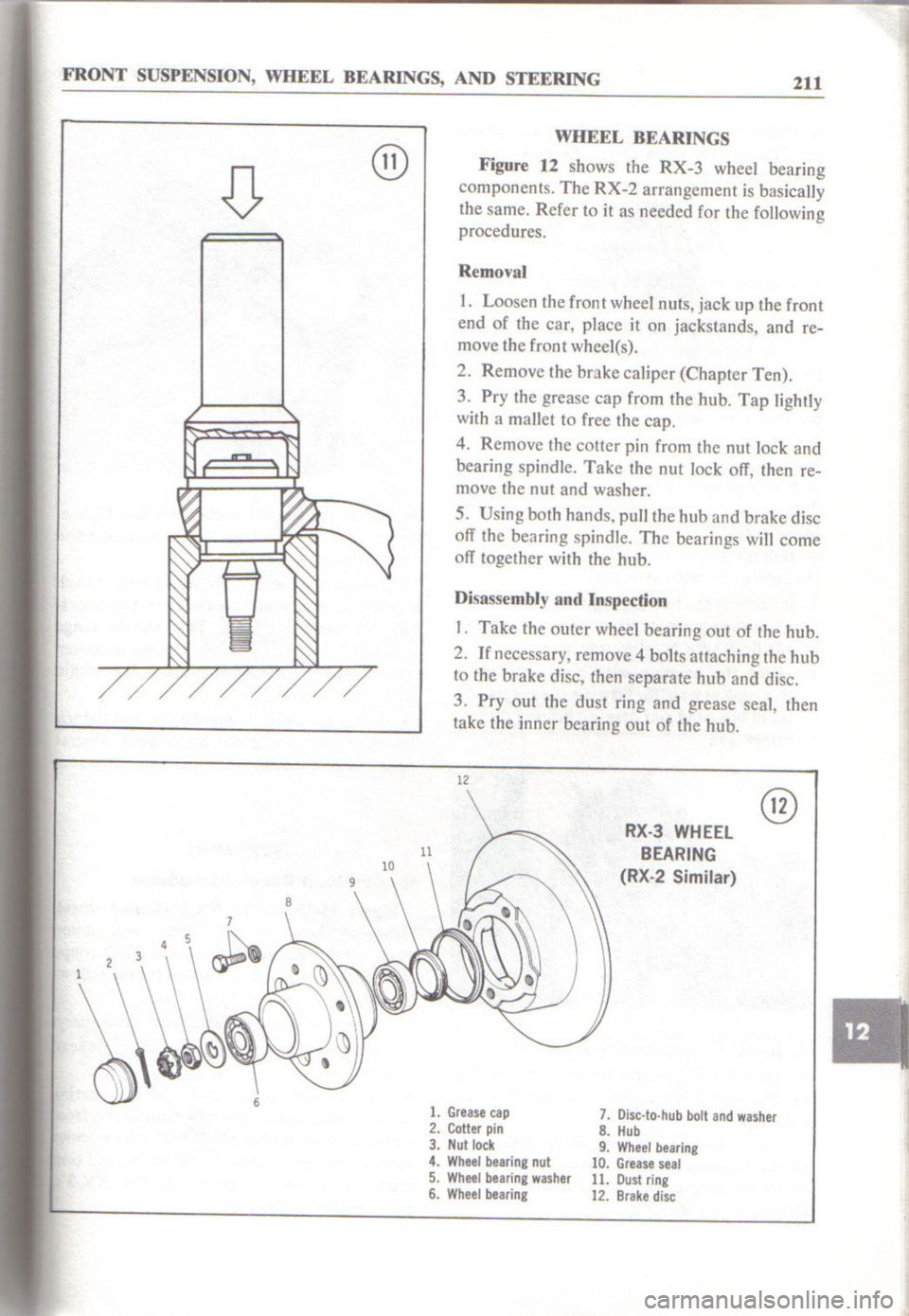 MAZDA RX-3 1971 Workshop Manual MAZDA RX-3 1971 Workshop Manual