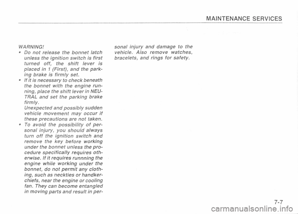MAZDA MX-5 1989 Owners Manual MAZDA MX-5 1989 Owners Manual
