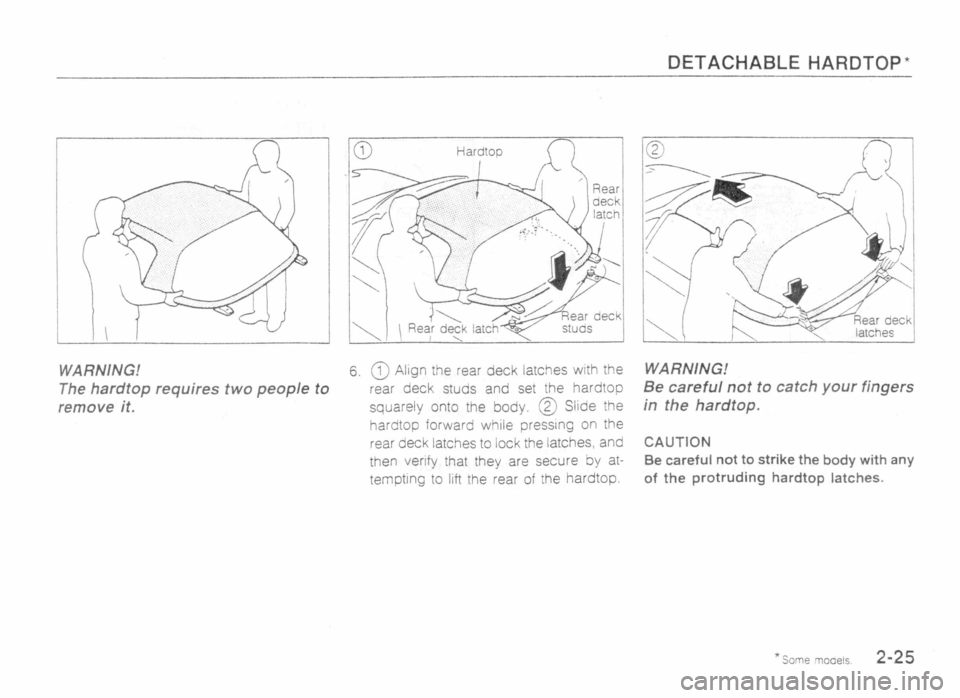 MAZDA MX-5 1989 Owners Guide 