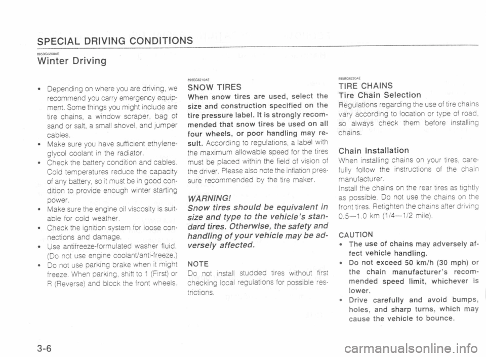 MAZDA MX-5 1989 Service Manual 