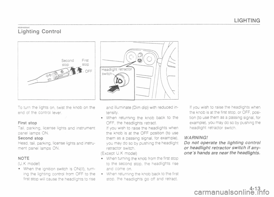 MAZDA MX-5 1989 Workshop Manual 