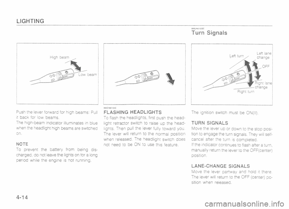 MAZDA MX-5 1989 Workshop Manual 