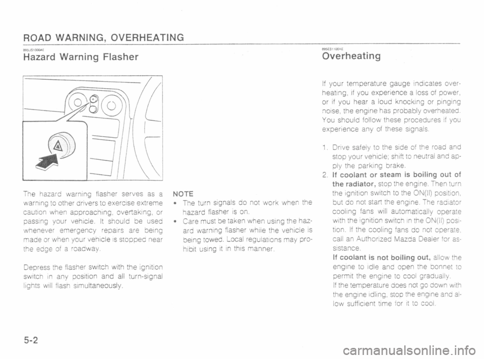 MAZDA MX-5 1989 Manual PDF MAZDA MX-5 1989 Manual PDF